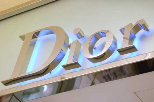 不锈钢背打光字